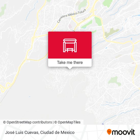 José Luis Cuevas map