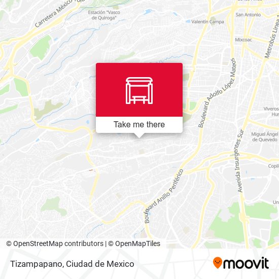 Tizampapano map