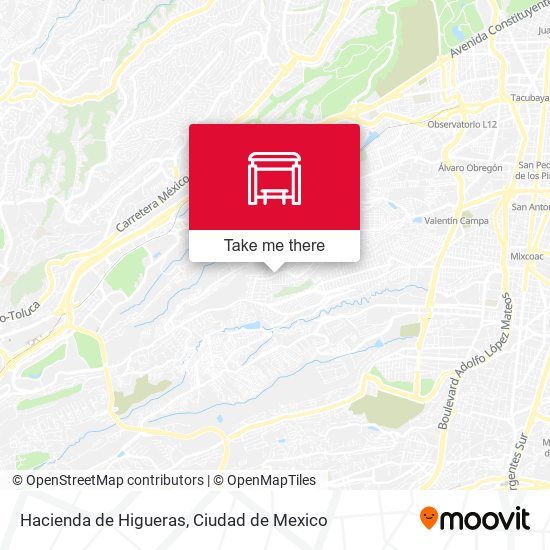 Hacienda de Higueras map