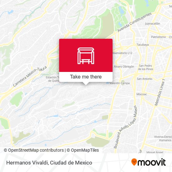 Hermanos Vivaldi map