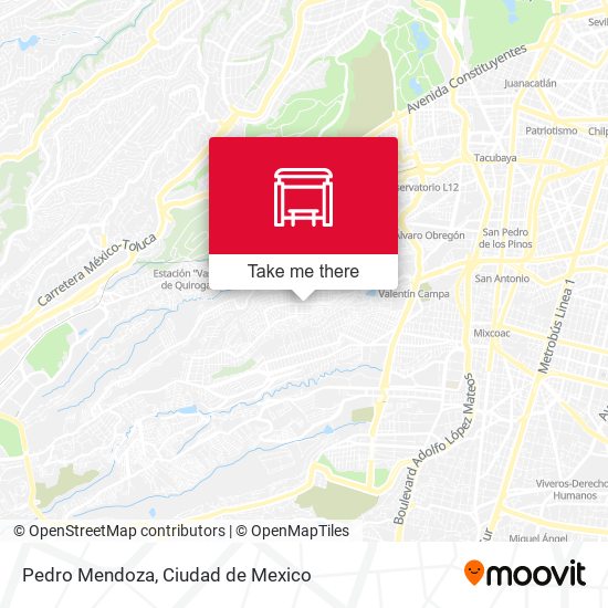 Mapa de Pedro Mendoza