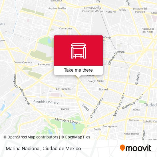 Mapa de Marina Nacional