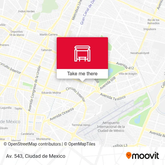 Av. 543 map