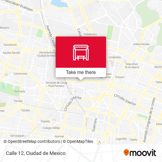 Calle 12 map