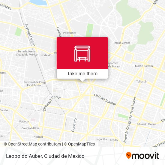 Mapa de Leopoldo Auber