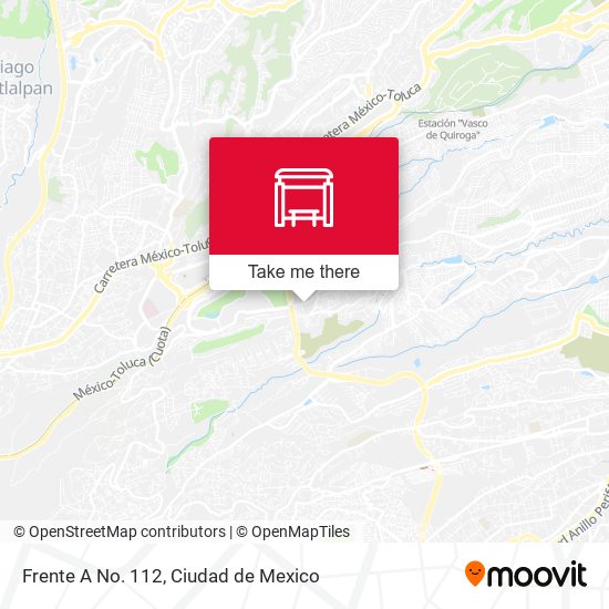 Mapa de Frente A No. 112