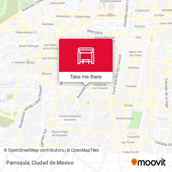 Parroquia map