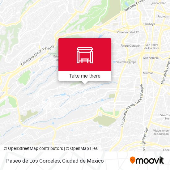 Paseo de Los Corceles map