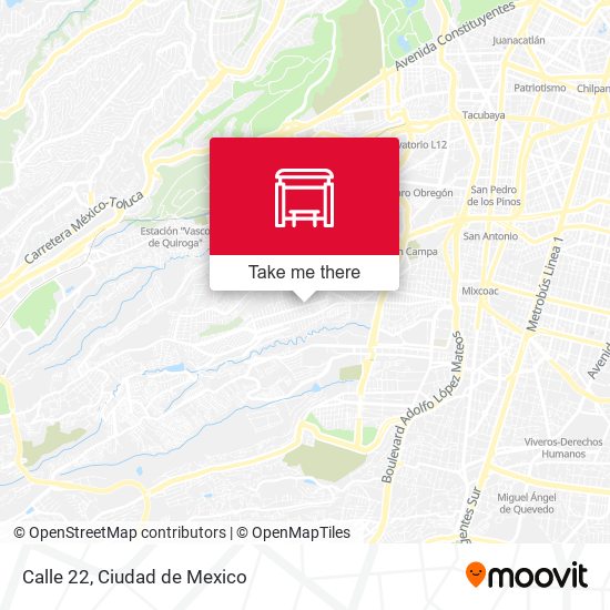 Mapa de Calle 22