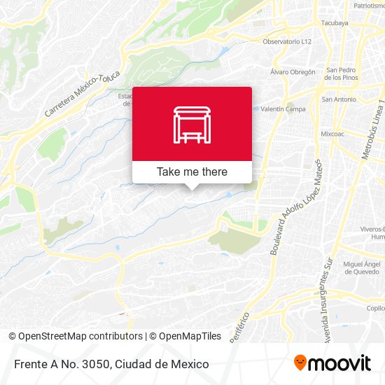 Frente A No. 3050 map