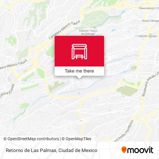 Mapa de Retorno de Las Palmas