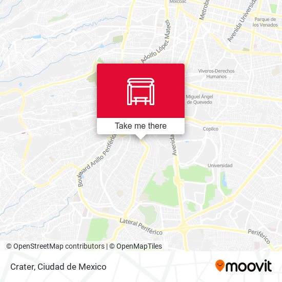Mapa de Crater