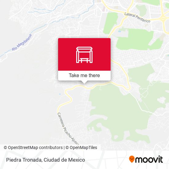 Mapa de Piedra Tronada