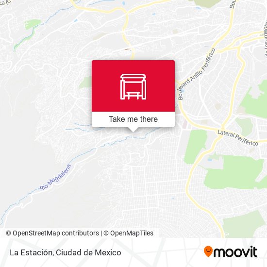 La Estación map