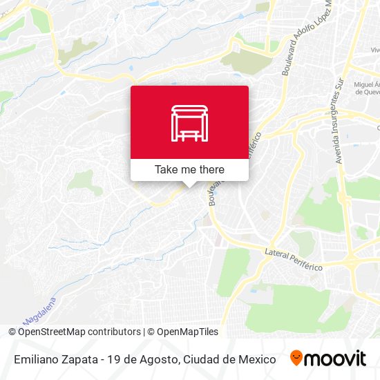 Emiliano Zapata - 19 de Agosto map