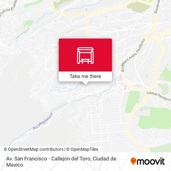 Mapa de Av. San Francisco - Callejón del Toro