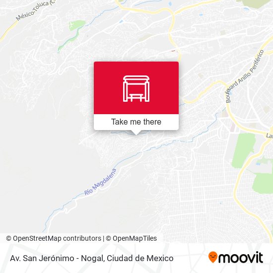 Av. San Jerónimo - Nogal map