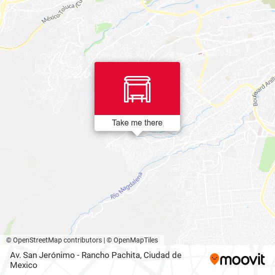 Av. San Jerónimo - Rancho Pachita map