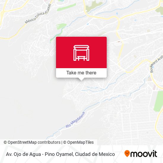 Mapa de Av. Ojo de Agua - Pino Oyamel