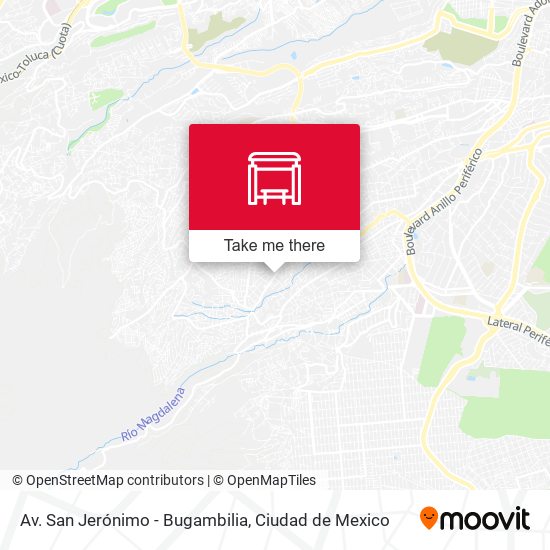 Av. San Jerónimo - Bugambilia map