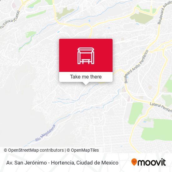 Av. San Jerónimo - Hortencia map