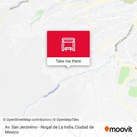 Av. San Jerónimo - Nogal de La India map