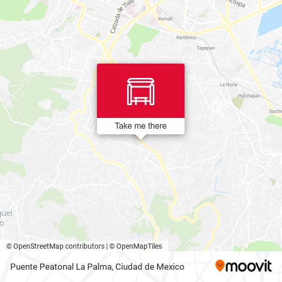 Puente Peatonal La Palma map