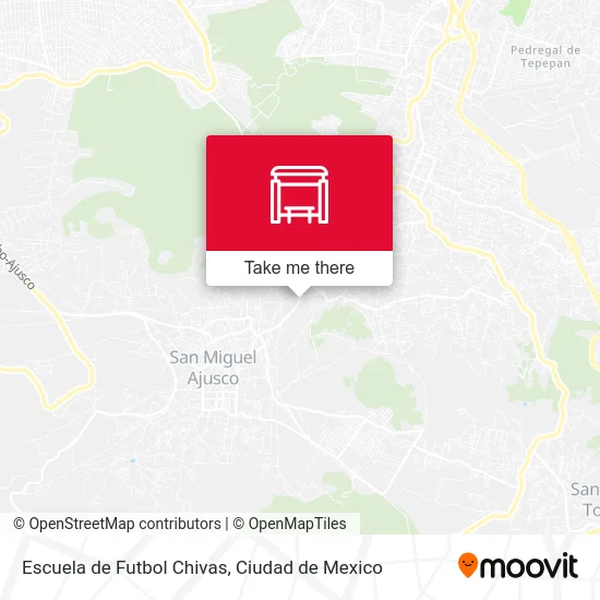 Escuela de Futbol Chivas map
