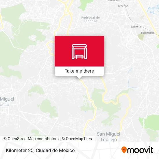 Kilometro 25 map