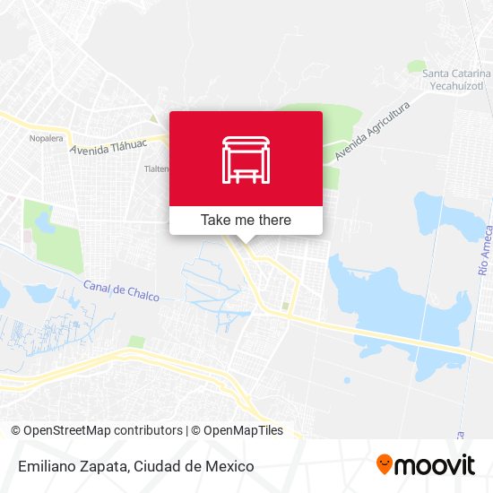 Emiliano Zapata map