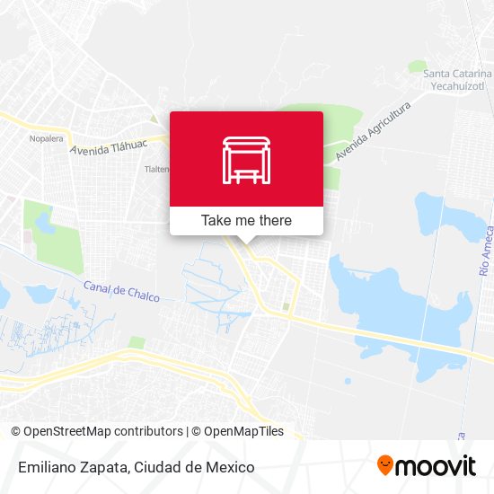 Mapa de Emiliano Zapata