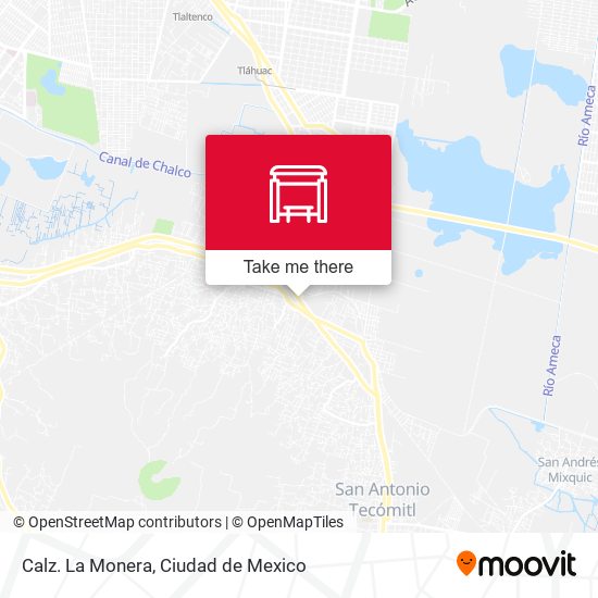 Mapa de Calz. La Monera