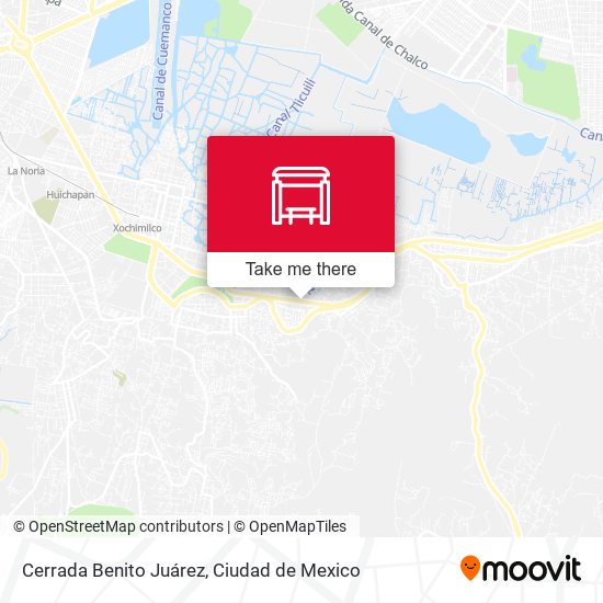 Cerrada Benito Juárez map