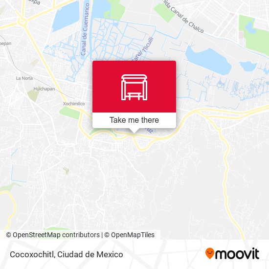 Mapa de Cocoxochitl