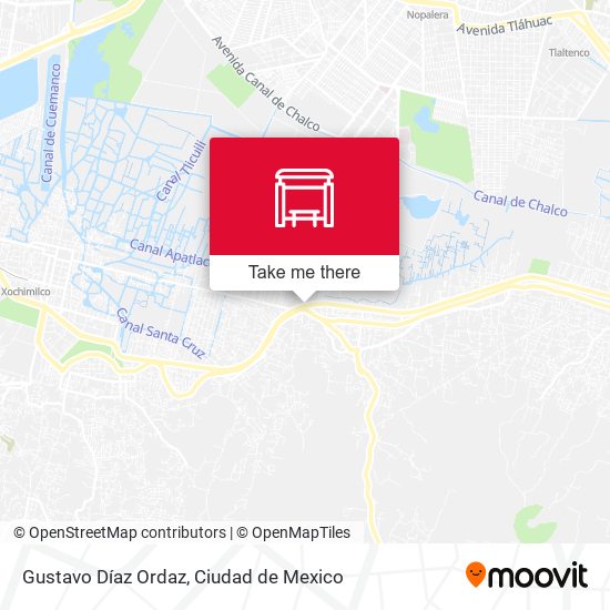 Gustavo Díaz Ordaz map