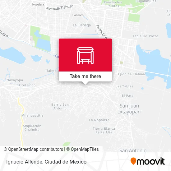 Ignacio Allende map