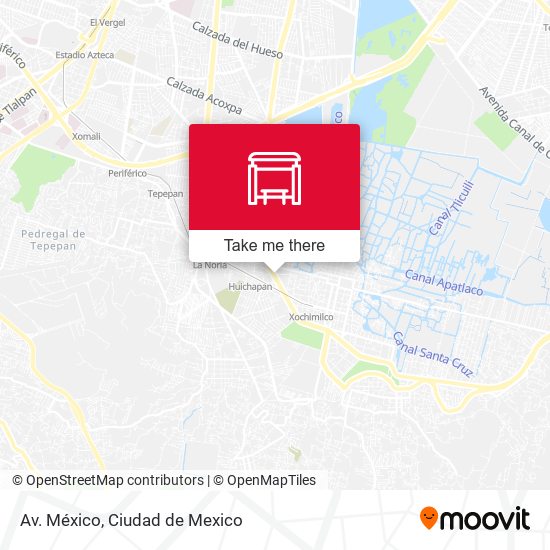 Av. México map