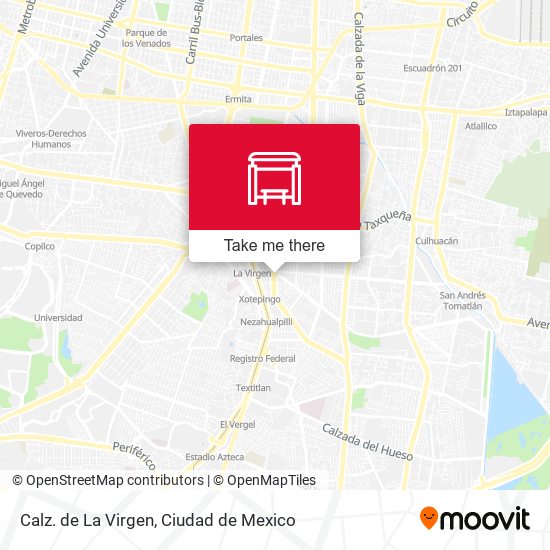 Calz. de La Virgen map