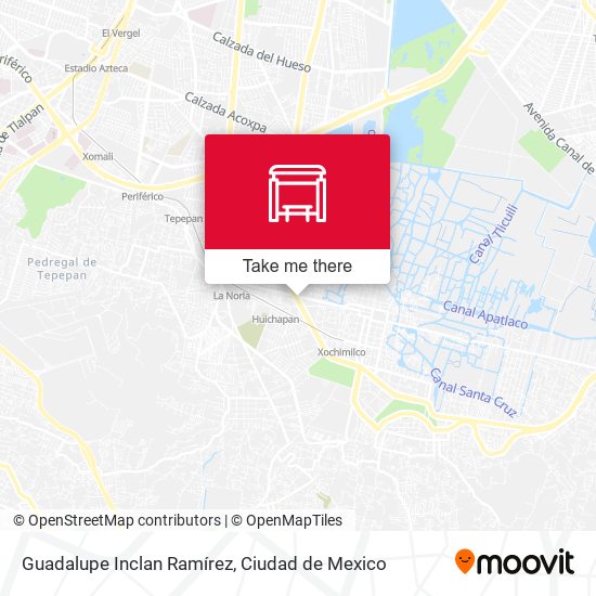 Guadalupe Inclan Ramírez map