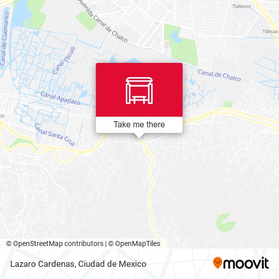 Lazaro Cardenas map