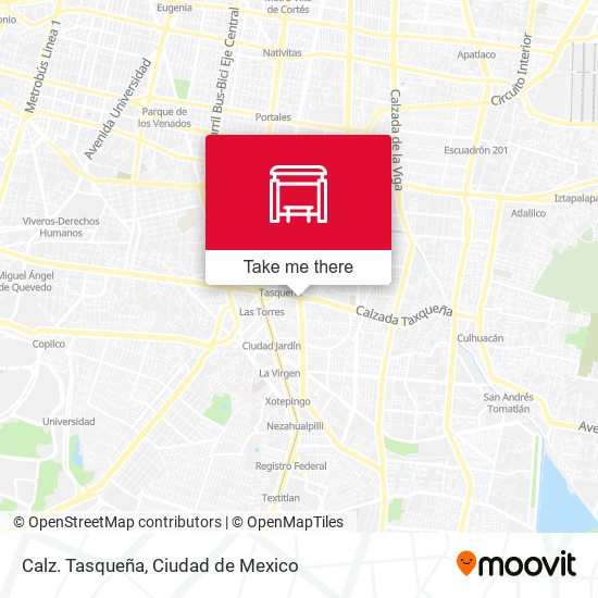 Calz. Tasqueña map