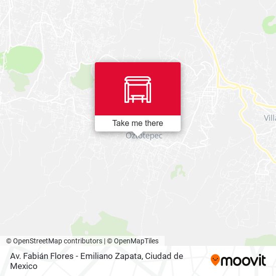 Av. Fabián Flores - Emiliano Zapata map
