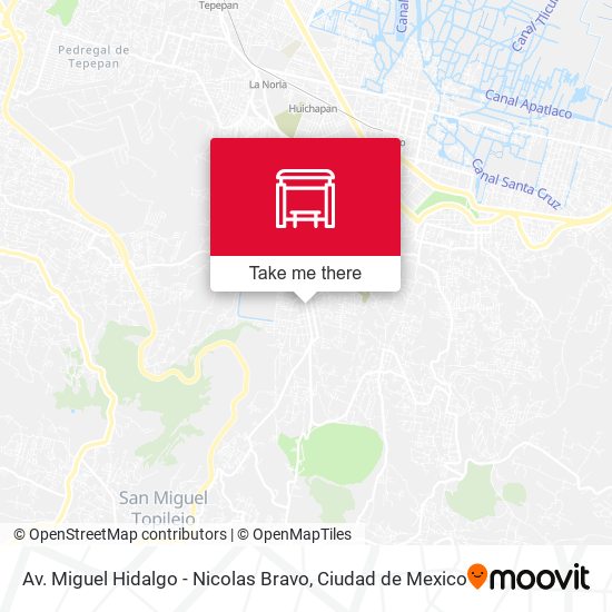 Mapa de Av. Miguel Hidalgo - Nicolas Bravo