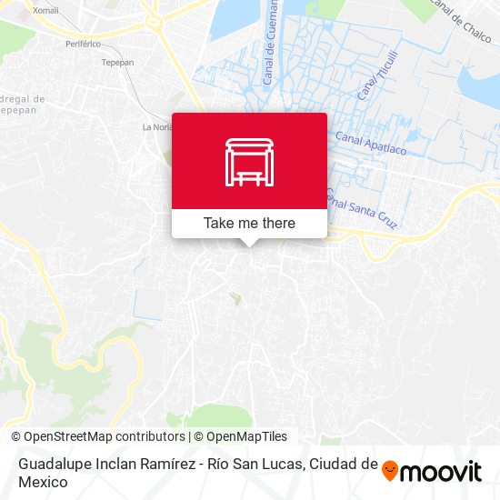 Mapa de Guadalupe Inclan Ramírez - Río San Lucas