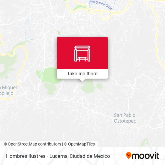 Hombres Ilustres - Lucerna map