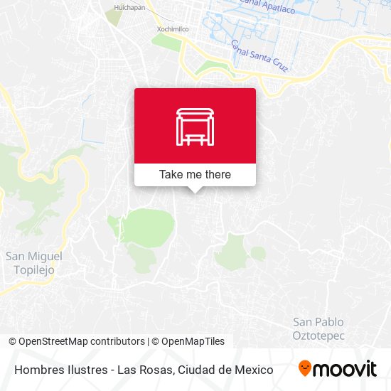 Hombres Ilustres - Las Rosas map