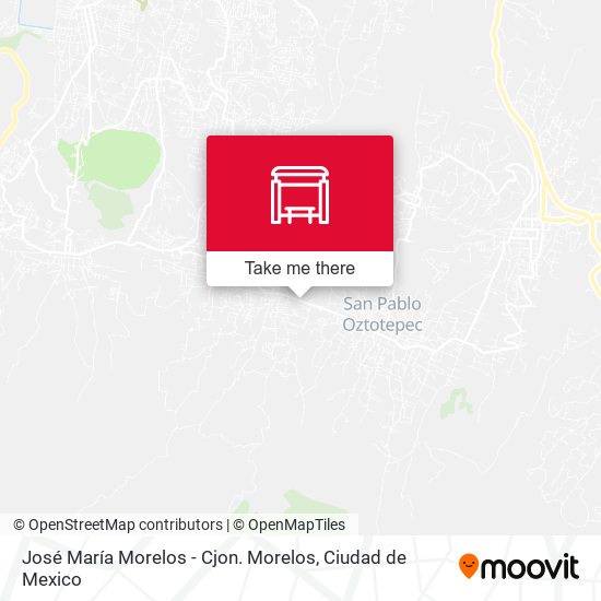 Mapa de José María Morelos - Cjon. Morelos