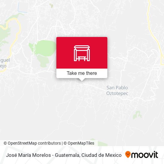 José María Morelos - Guatemala map