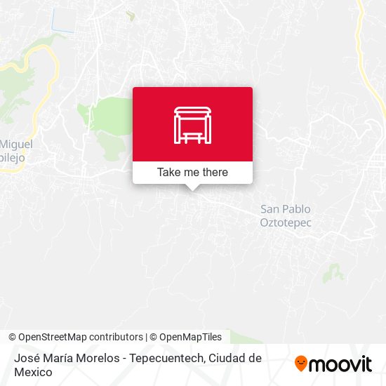 Mapa de José María Morelos - Tepecuentech