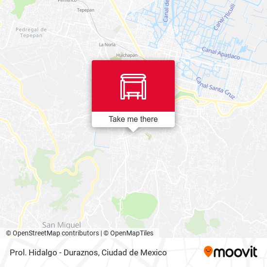Mapa de Prol. Hidalgo - Duraznos